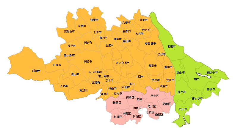対象エリア地図